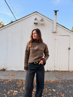 Fair Isle Lambswool Quarter-Zip