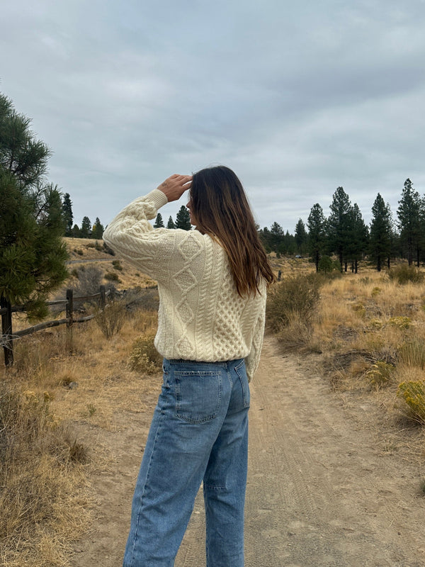 Vintage Wool Fisherman Sweater