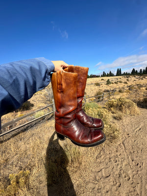 Black Label Frye Campus Boots (W10.5)