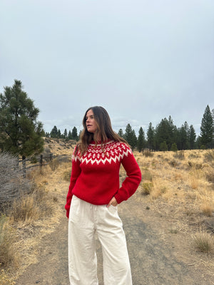 Vintage Handknit Wool Sweater