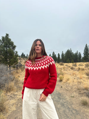 Vintage Handknit Wool Sweater