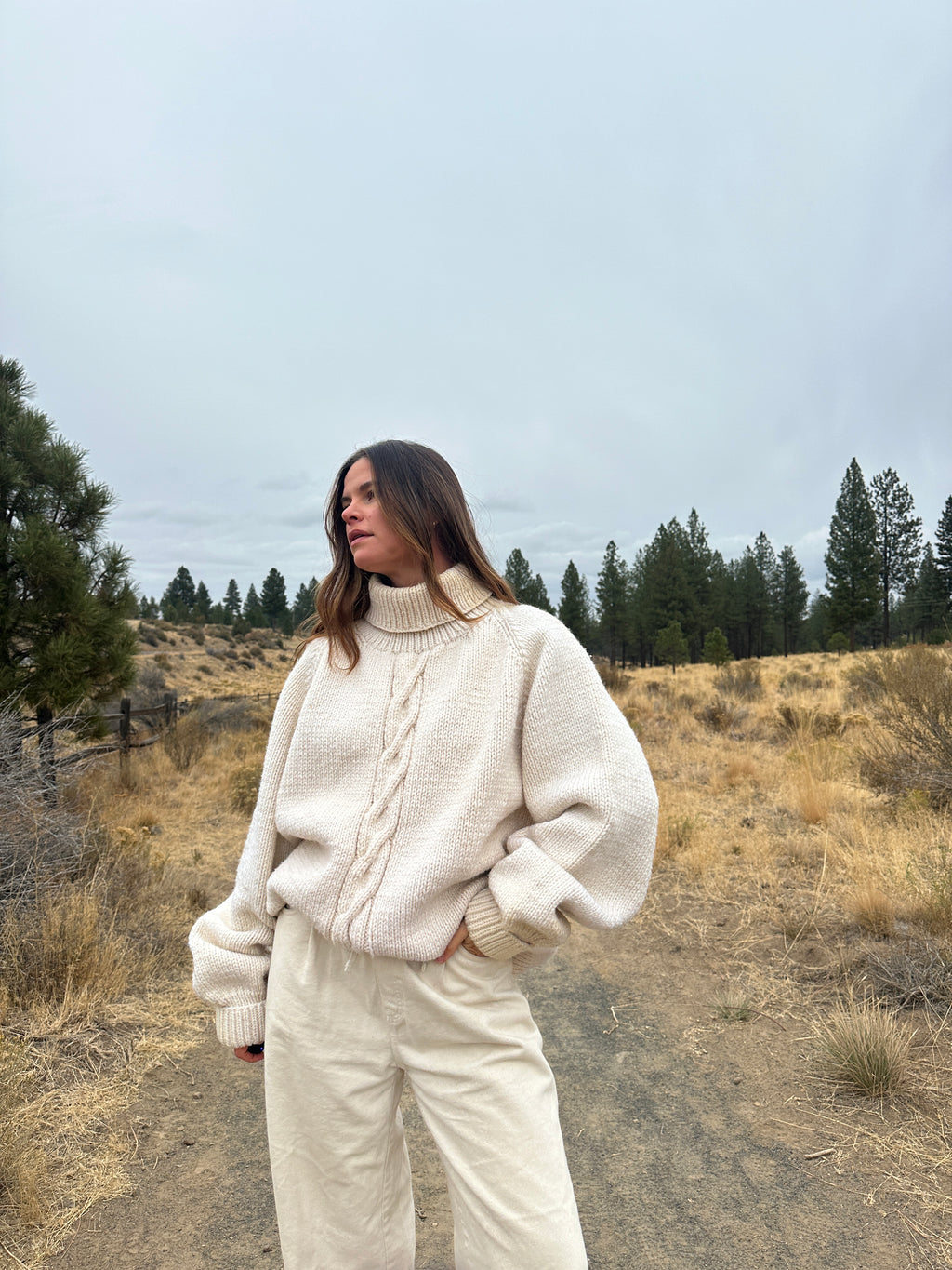 Oversized Handmade Wool Sweater