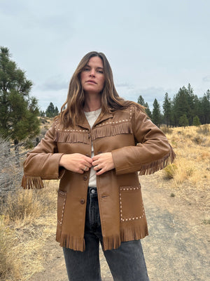 60s Deerskin Fringe Jacket