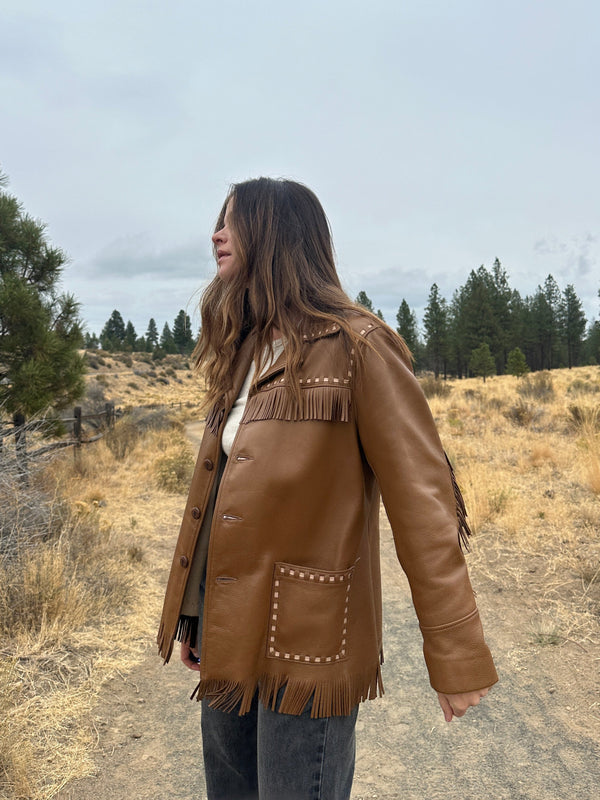 60s Deerskin Fringe Jacket