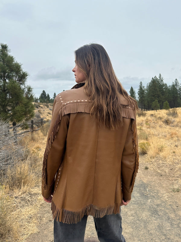 60s Deerskin Fringe Jacket