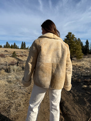 Vintage Reversible Sheepskin Coat