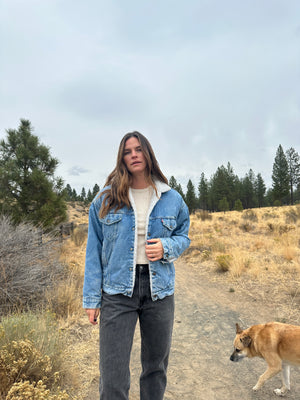 Vintage Levi's Sherpa Denim Trucker Jacket