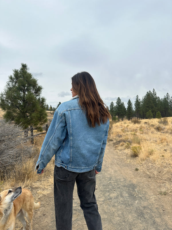 Vintage Levi's Sherpa Denim Trucker Jacket