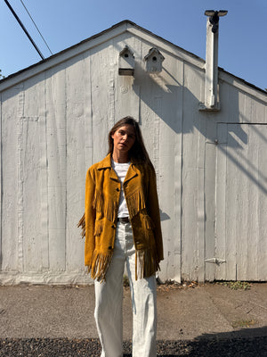 70s Suede Fringe Jacket