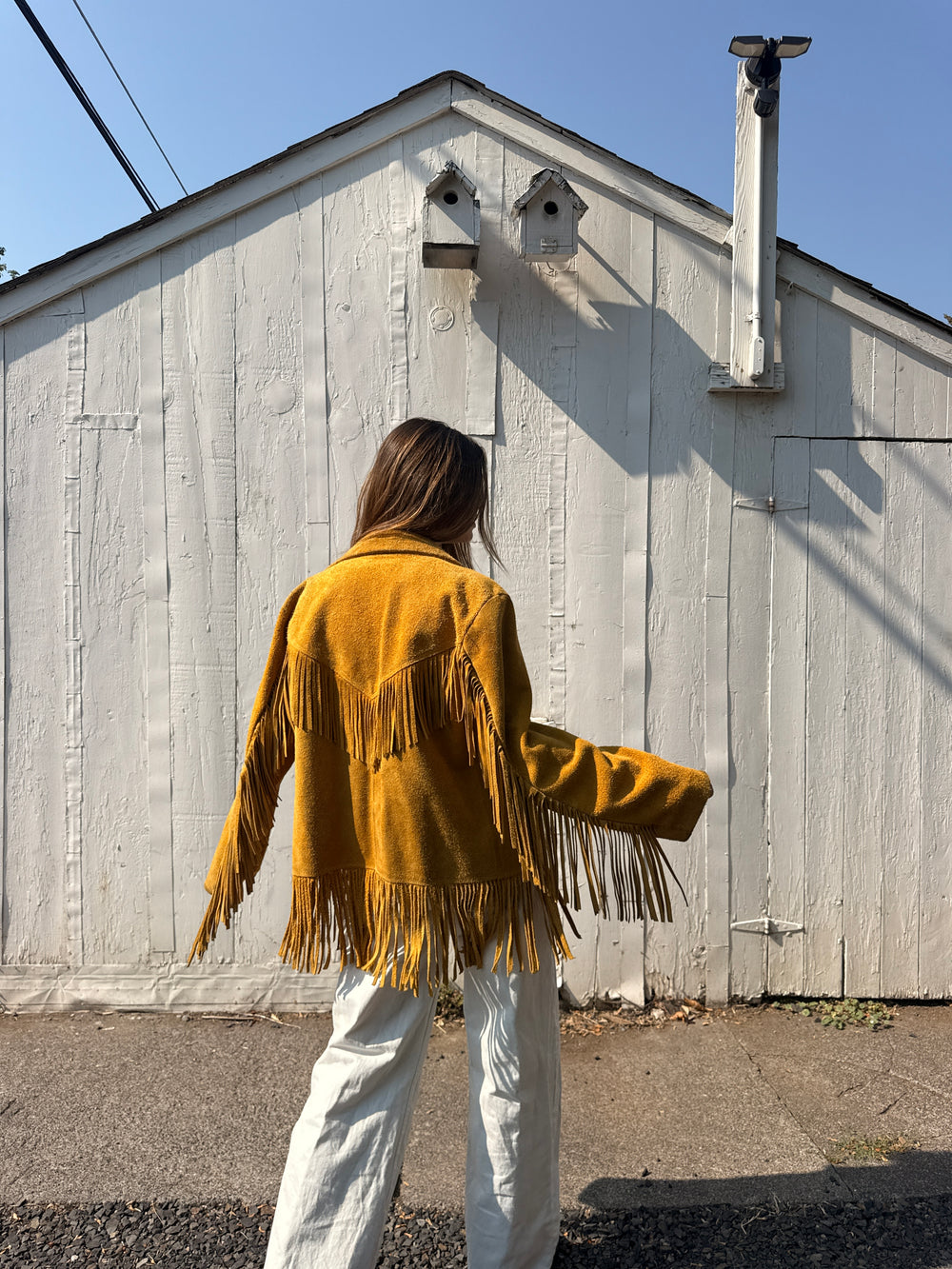 70s Suede Fringe Jacket