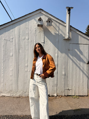 Sezane Cropped Marion Utility Jacket