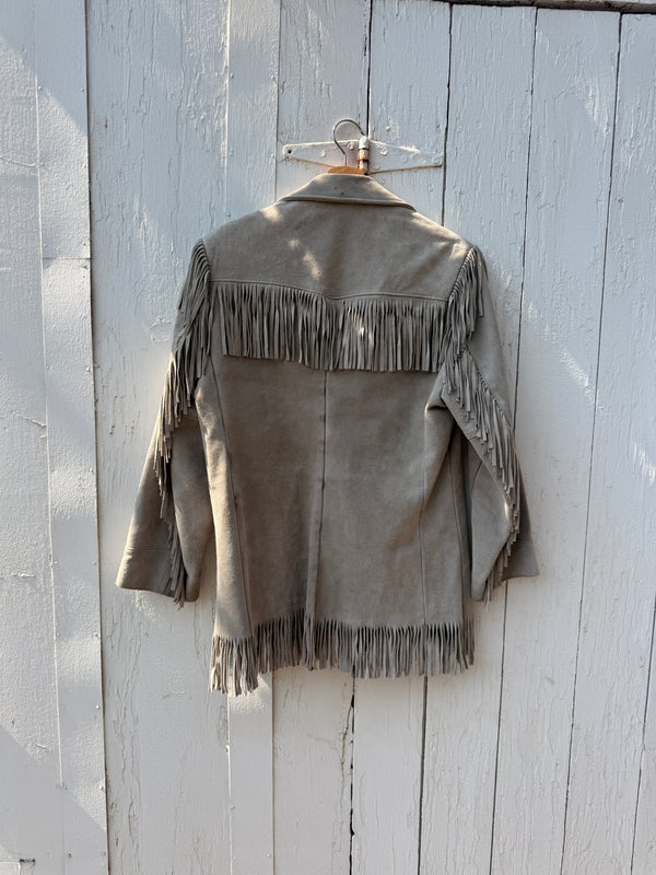 Vintage Suede Fringe Jacket