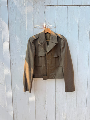 1940s Wool Military Jacket