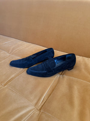 Vintage Barneys New York Suede Loafers (38.5)