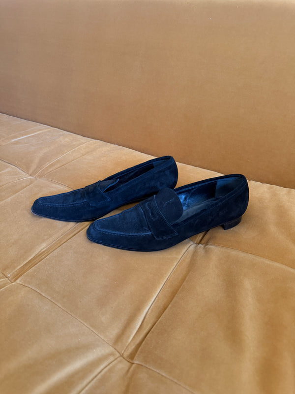 Vintage Barneys New York Suede Loafers (38.5)