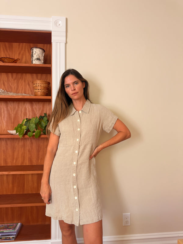 Vintage L.L. Bean Linen Dress