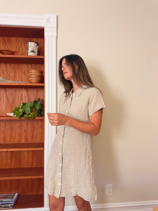 Vintage L.L. Bean Linen Dress