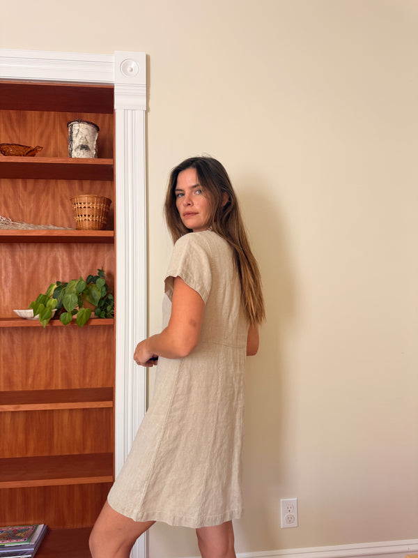 Vintage L.L. Bean Linen Dress
