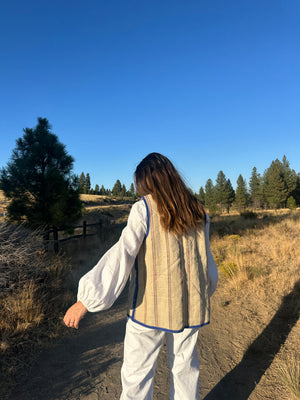 Burlap Vest