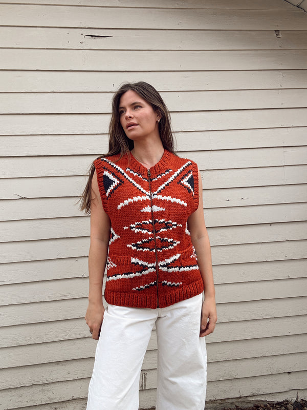 Modern Wool Blend Vest