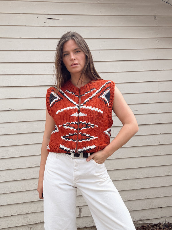 Modern Wool Blend Vest