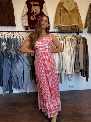60s Checkered Dress