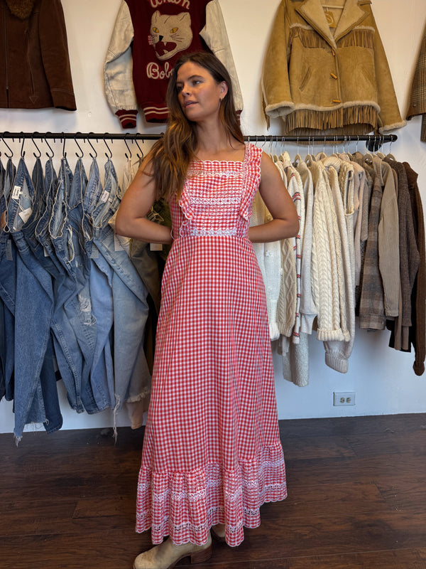 60s Checkered Dress