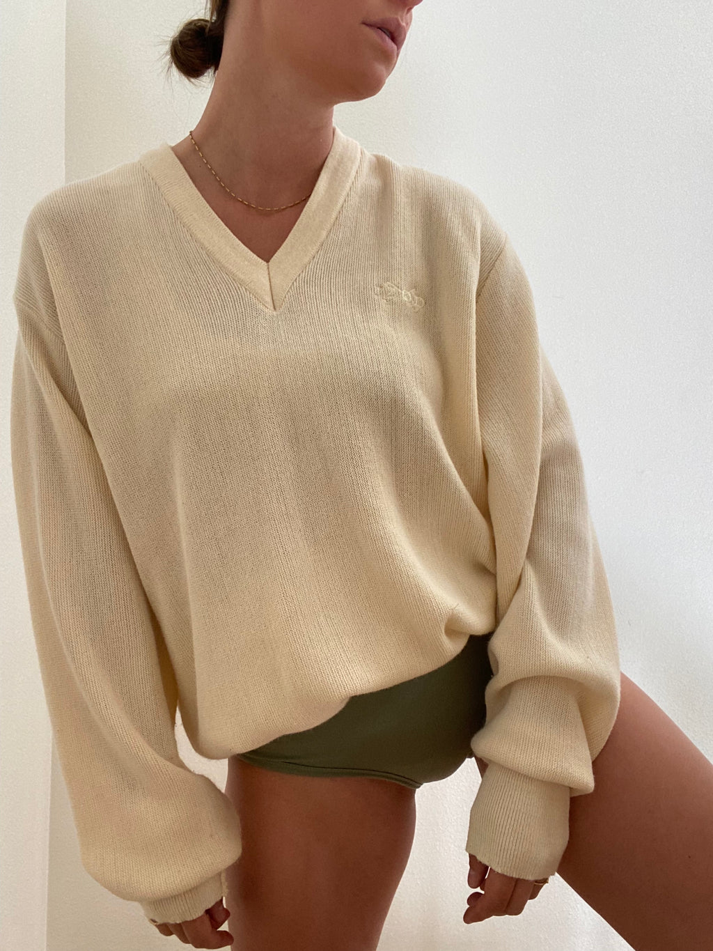 Vintage V-Neck Sweater