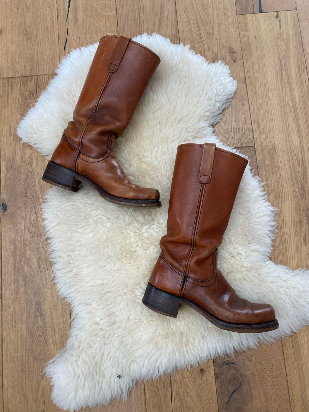 Vintage Leather Boots (9.5)